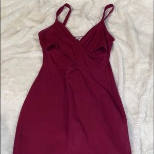 Skin tight light burgundy dress size M